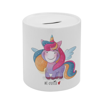 Μονόκερος, Κουμπαράς πορσελάνης με τάπα