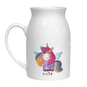 Pink unicorn, Milk Jug (450ml) (1pcs)