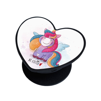 Μονόκερος, Phone Holders Stand  καρδιά Μαύρο Βάση Στήριξης Κινητού στο Χέρι