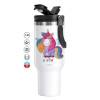 Mega Stainless steel Tumbler with lid, double wall 1,2L