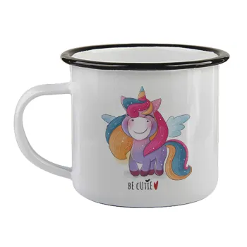 Μονόκερος, Κούπα εμαγιέ με μαύρο χείλος 360ml