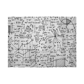 I LOVE MATHS (μαθηματικά), Επιφάνεια κοπής γυάλινη (38x28cm)