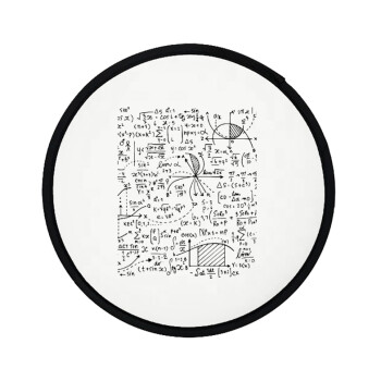 I LOVE MATHS (μαθηματικά), Βεντάλια υφασμάτινη αναδιπλούμενη με θήκη (20cm)
