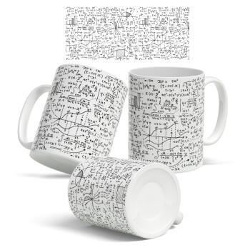 I LOVE MATHS, Ceramic coffee mug, 330ml (1pcs)