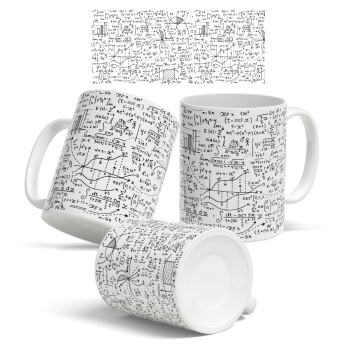 I LOVE MATHS, Ceramic coffee mug, 330ml