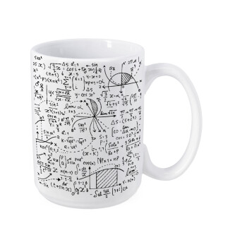 I LOVE MATHS, Κούπα Mega, κεραμική, 450ml