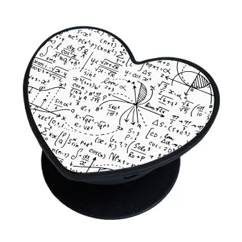 I LOVE MATHS, Phone Holders Stand  καρδιά Μαύρο Βάση Στήριξης Κινητού στο Χέρι