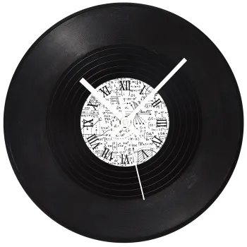 I LOVE MATHS (μαθηματικά), Ρολόι τοίχου Βινύλιο (30cm)