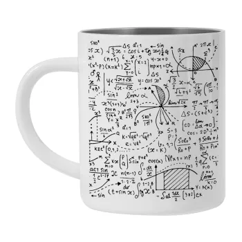 I LOVE MATHS, Mug Stainless steel double wall 300ml