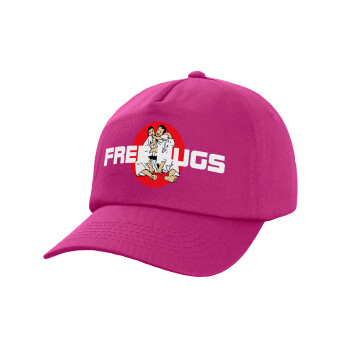 JUDO free hugs, Καπέλο παιδικό Baseball, 100% Βαμβακερό,  purple