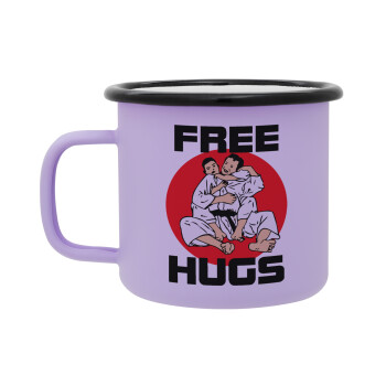 JUDO free hugs, Κούπα Μεταλλική εμαγιέ ΜΑΤ Light Pastel Purple 360ml