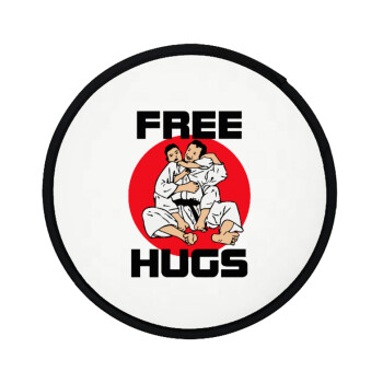JUDO free hugs, Βεντάλια υφασμάτινη αναδιπλούμενη με θήκη (20cm)