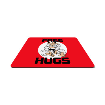 JUDO free hugs, Mousepad rect 27x19cm