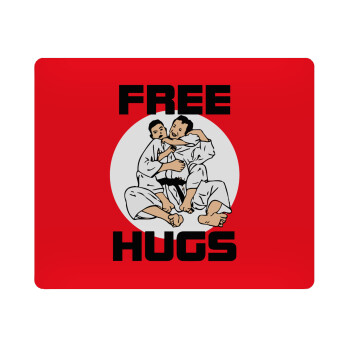 JUDO free hugs, Mousepad rect 23x19cm