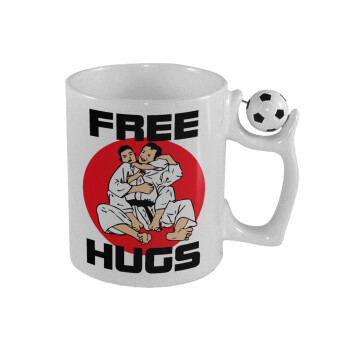 JUDO free hugs, Κούπα με μπάλα ποδασφαίρου , 330ml