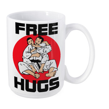 JUDO free hugs, Κούπα Mega, κεραμική, 450ml