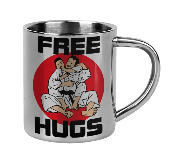 JUDO free hugs — Mug Stainless steel double wall 300ml