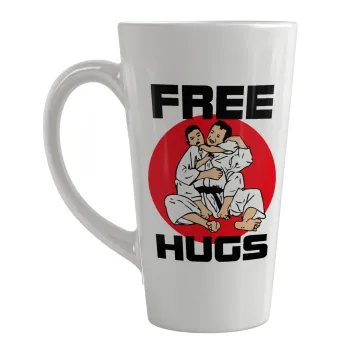 JUDO free hugs, Κούπα κωνική Latte Μεγάλη, κεραμική, 450ml