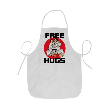 JUDO free hugs, Ποδιά Σεφ ολόσωμη κοντή  Παιδική (44x62cm)