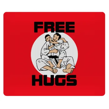 JUDO free hugs, Mousepad ορθογώνιο 23x19cm