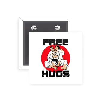 JUDO free hugs, Κονκάρδα παραμάνα τετράγωνη 5x5cm