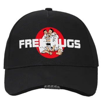 JUDO free hugs, Καπέλο Εργασίας & Δραστηριοτήτων με LED Φως - Ιδανικό για Νύχτα & Χαμηλό Φωτισμό (100% ΒΑΜΒΑΚΕΡΟ, ΕΝΗΛΙΚΩΝ, UNISEX)