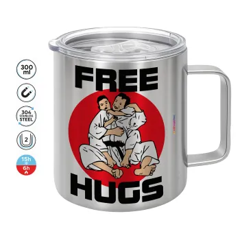 JUDO free hugs, Mug Stainless steel double wall 300ml