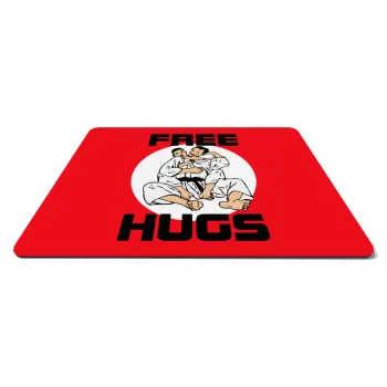 JUDO free hugs, Mousepad rect 27x19cm