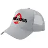Καπέλο Trucker με Δίχτυ, ΓΚΡΙ, (ΒΑΜΒΑΚΕΡΟ, ΠΑΙΔΙΚΟ, UNISEX, ONE SIZE)