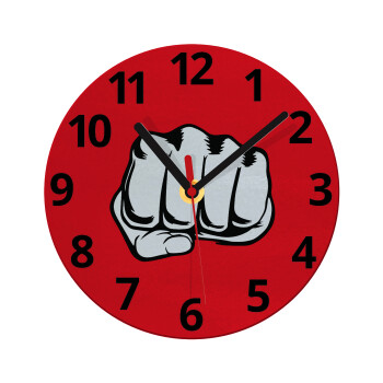 Punch, Ρολόι τοίχου γυάλινο (20cm)