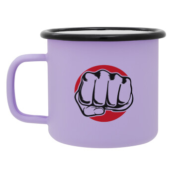 Γροθιά (punch), Κούπα Μεταλλική εμαγιέ ΜΑΤ Light Pastel Purple 360ml