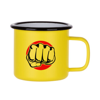 Γροθιά (punch), Κούπα Μεταλλική εμαγιέ ΜΑΤ Κίτρινη 360ml