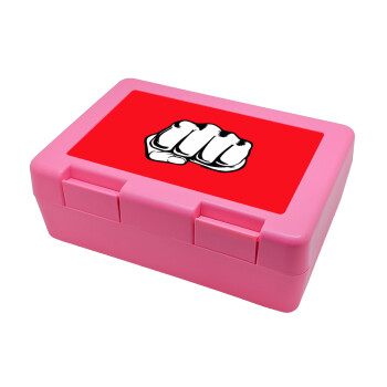 Punch, Children's cookie container PINK 185x128x65mm (BPA free plastic)