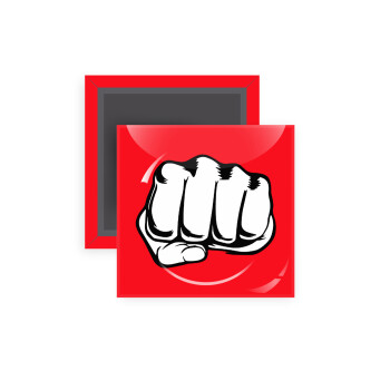 Γροθιά (punch), Μαγνητάκι ψυγείου τετράγωνο διάστασης 5x5cm