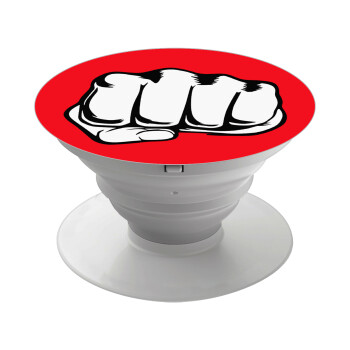 Γροθιά (punch), Phone Holders Stand  Λευκό Βάση Στήριξης Κινητού στο Χέρι