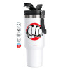 Mega Stainless steel Tumbler with lid, double wall 1,2L