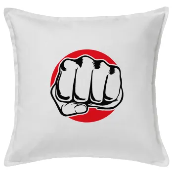 Punch, Sofa cushion White 50x50cm includes filling