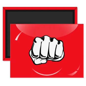 Γροθιά (punch), Ορθογώνιο μαγνητάκι ψυγείου διάστασης 9x6cm