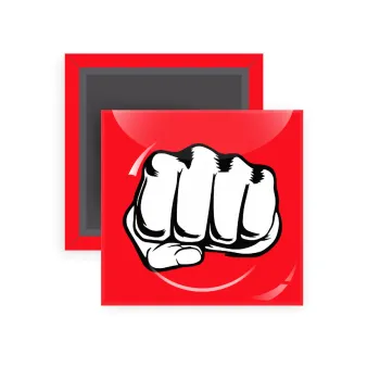 Γροθιά (punch), Μαγνητάκι ψυγείου τετράγωνο διάστασης 5x5cm