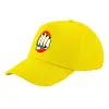 Child's Baseball Cap, 100% Cotton Twill, Yellow (COTTON, CHILD, UNISEX, ONE SIZE)