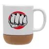 Ceramic coffee mug Cork (MAT), 330ml