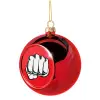 Christmas tree ball Red 8cm