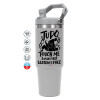 GREY color, 890ml (30oz) stainless Steel Tumbler with Handle