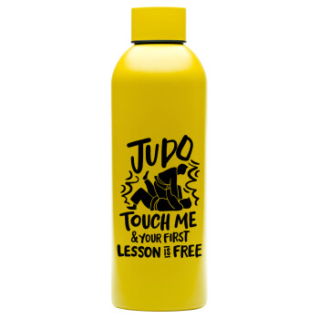 Judo Touch Me And Your First Lesson Is Free, Μεταλλικό παγούρι νερού, 304 Stainless Steel 800ml