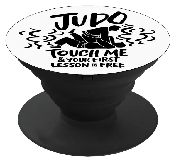 Judo Touch Me And Your First Lesson Is Free — Phone Holders Stand  Μαύρο Βάση Στήριξης Κινητού στο Χέρι