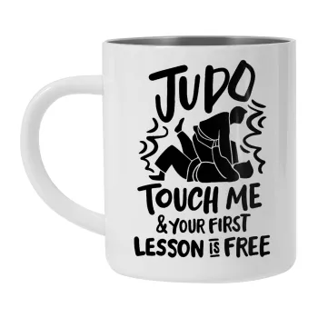 Judo Touch Me And Your First Lesson Is Free, Κούπα Ανοξείδωτη διπλού τοιχώματος 300ml