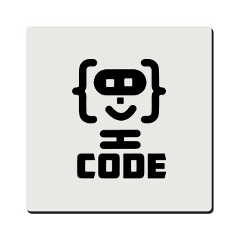 Code Heroes symbol, Τετράγωνο μαγνητάκι ξύλινο 6x6cm