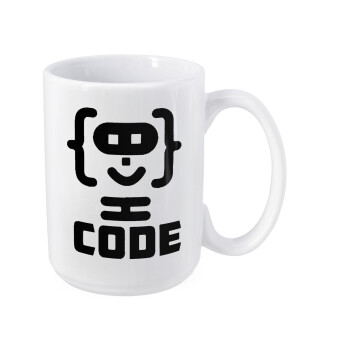 Code Heroes symbol, Κούπα Mega, κεραμική, 450ml