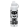 1L Stainless Steel Thermal Bottle with Phone Holder & Double Wall Insulation