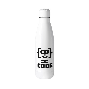 Code Heroes symbol, Μεταλλικό παγούρι θερμός (Stainless steel), 500ml